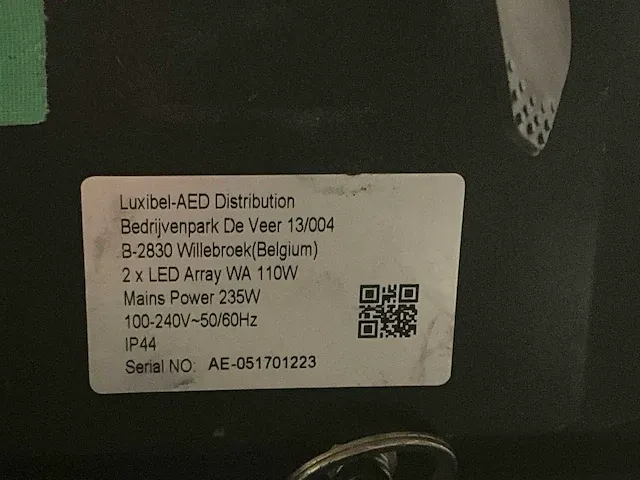 4 led stage blinders luxibel b blinded, 2x 110w - afbeelding 3 van  4