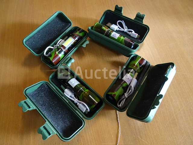 4 led-zaklampen - afbeelding 1 van  6