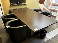 4 lederen stoelen - afbeelding 1 van  3
