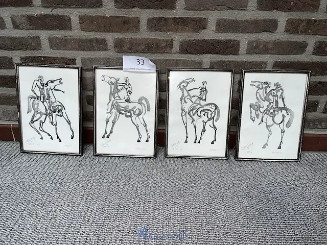 4 litho's rik poot - afbeelding 1 van  8