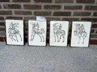 4 litho's rik poot - afbeelding 1 van  8