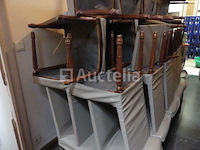 4 louis 16 stijl beukenhouten stoelen - afbeelding 8 van  16