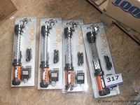 4 magnetische looplampen perel - afbeelding 1 van  2