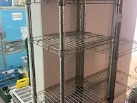 4 metalen opbergrekken - afbeelding 2 van  3