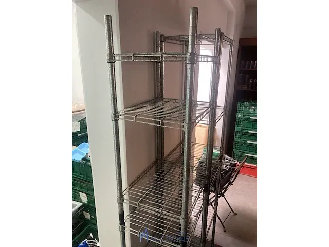 4 metalen opbergrekken - afbeelding 3 van  3