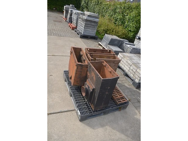 4 metalen slokkers (zonder pvc paletten) - afbeelding 2 van  5