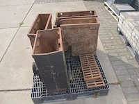 4 metalen slokkers (zonder pvc paletten) - afbeelding 3 van  5