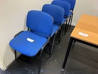 4 metalen stoelen - afbeelding 2 van  3