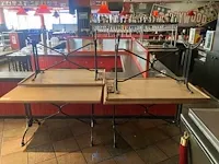 4 metalen tafels - afbeelding 1 van  3