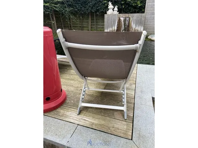 4 metalen terrasstoelen - afbeelding 5 van  8