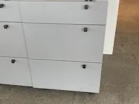 4 metalen verrijdbare ladekasten - afbeelding 2 van  4