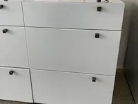 4 metalen verrijdbare ladekasten - afbeelding 3 van  5