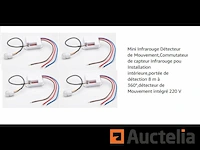 4 mini infrarood bewegingsdetector - afbeelding 1 van  1