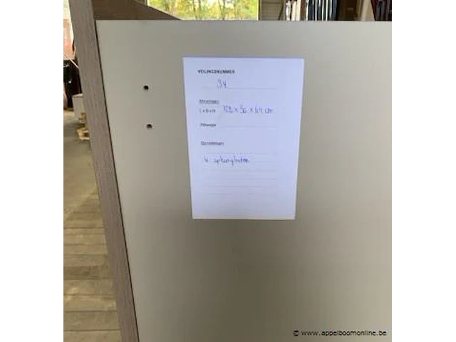 4 ophangkasten afm plm 128 x 50 x 64 cm - afbeelding 3 van  3