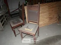 4 oude raadzaalstoelen - afbeelding 1 van  4