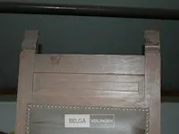 4 oude raadzaalstoelen - afbeelding 3 van  4