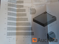 4 paar ladegeleiders met rem, +/- 55 cm lang - afbeelding 4 van  6