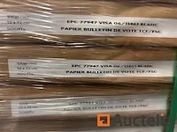 4 pallets tcf/esc white paper epc77947 100mg 52x72 - afbeelding 4 van  6