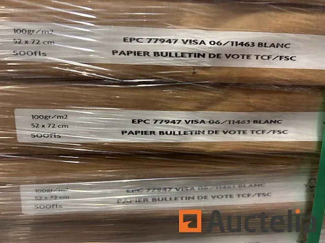 4 pallets tcf/esc white paper epc77947 100mg 52x72 - afbeelding 6 van  6