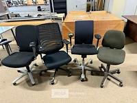 4 partij diverse kantoorstoelen - afbeelding 1 van  2