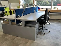 4-persoons bureau eiland steelcase