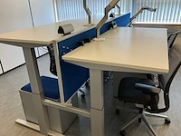 4-persoons bureau eiland steelcase - afbeelding 2 van  7