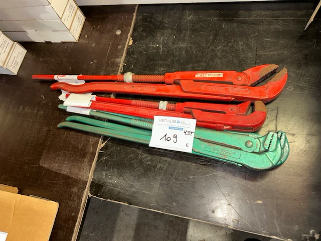 4 pijptangen - afbeelding 1 van  3