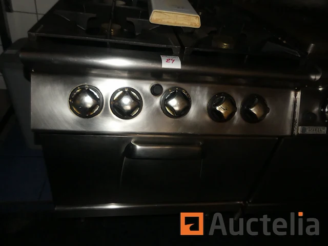 4-pits gasbrander + mareno geïntegreerde oven - afbeelding 1 van  9