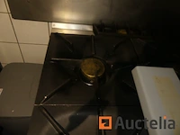 4-pits gasbrander + mareno geïntegreerde oven - afbeelding 3 van  9