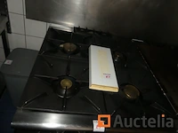 4-pits gasbrander + mareno geïntegreerde oven - afbeelding 6 van  9