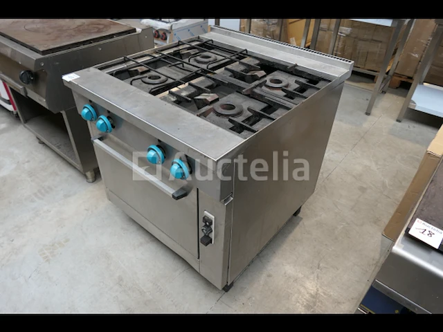 4-pits gasfornuis + inbouw oven - afbeelding 5 van  12