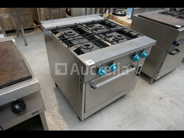 4-pits gasfornuis + inbouw oven - afbeelding 6 van  12