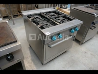 4-pits gasfornuis + inbouw oven - afbeelding 6 van  12