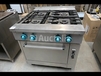 4-pits gasfornuis + inbouw oven - afbeelding 9 van  12