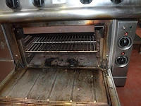 4 pits inox gasvuur met oven 380v (27) - afbeelding 6 van  6