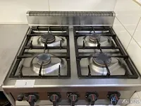4-pits rvs gasvuur - afbeelding 2 van  5