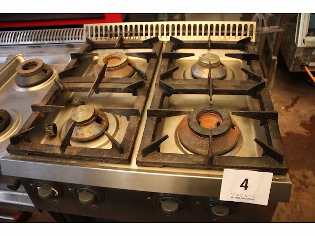 4-pitsgasfornuis dexion - afbeelding 2 van  4