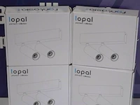 4 plafondlampen vv 2 led spots fantasia lopal - afbeelding 1 van  2