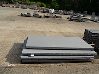 4 platen in graniet verzoet, blauw, 3x afm. 220x125x5, 1x afm. 220x105x5 - afbeelding 1 van  5