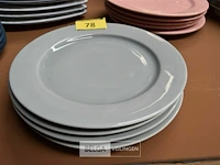 4 platte borden ø 29 cm - afbeelding 1 van  2