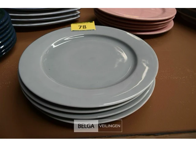 4 platte borden ø 29 cm - afbeelding 2 van  2