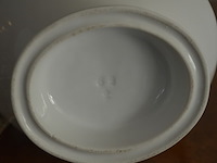 4 porseleinen vazen, 11 porseleinen bloemen - afbeelding 3 van  14