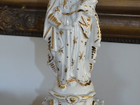 4 porseleinen vazen, 11 porseleinen bloemen - afbeelding 5 van  14