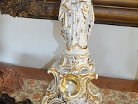 4 porseleinen vazen, 11 porseleinen bloemen - afbeelding 4 van  14