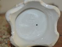 4 porseleinen vazen, 11 porseleinen bloemen - afbeelding 6 van  14