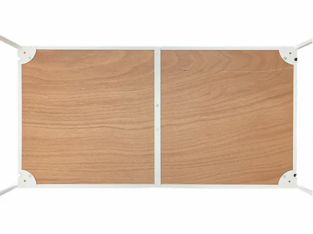 4 professionele bartafels rechthoekig - zwart/almond white - afbeelding 6 van  8