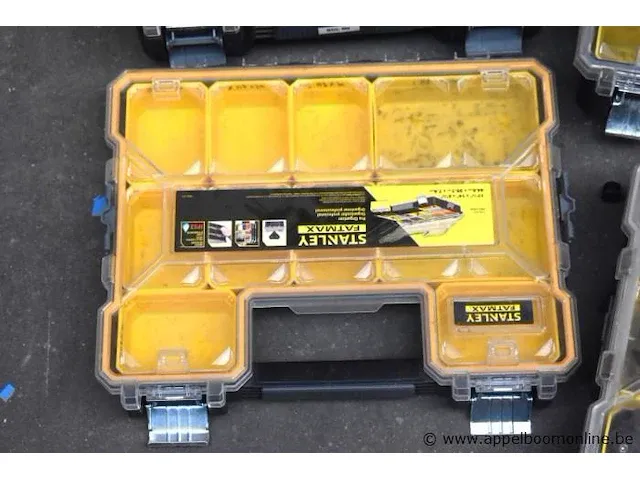 4 pvc gereedsschapskoffertjes stanley fatmax - afbeelding 2 van  2