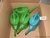 4 pvc gieters - afbeelding 1 van  1