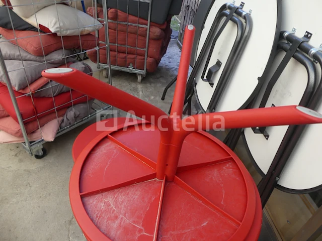 4 pvc salontafels - afbeelding 1 van  5