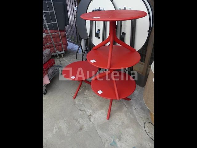 4 pvc salontafels - afbeelding 2 van  5